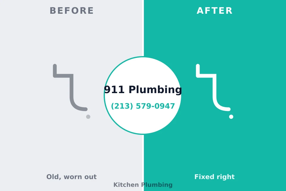 Before and after: plumbing company St. John, KS